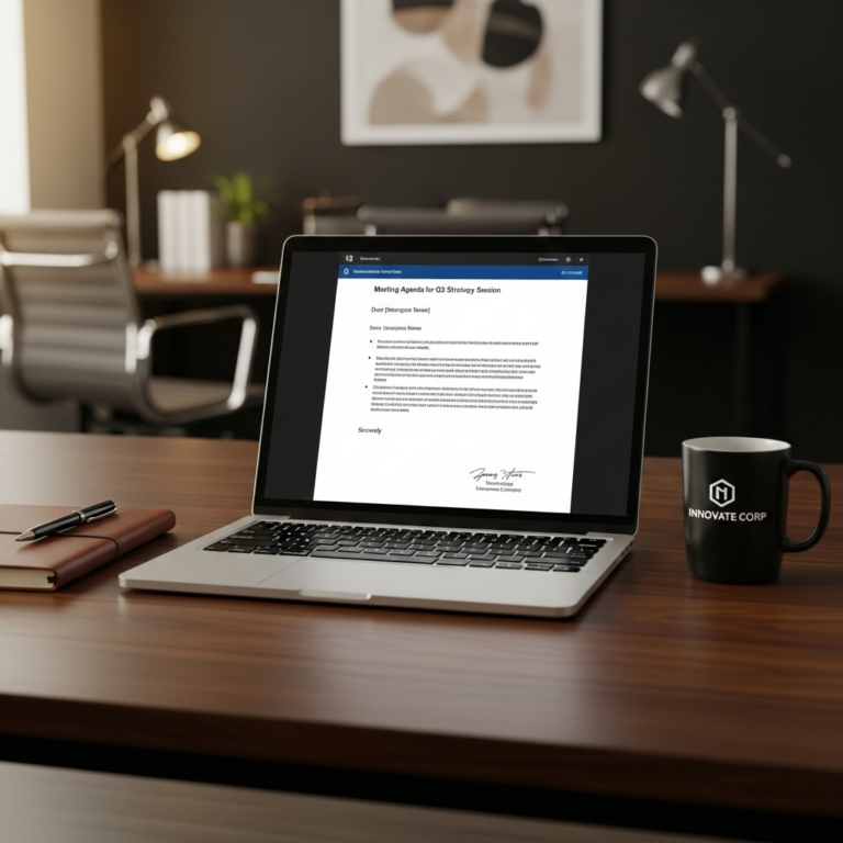 Professional Email Structure For Business Example