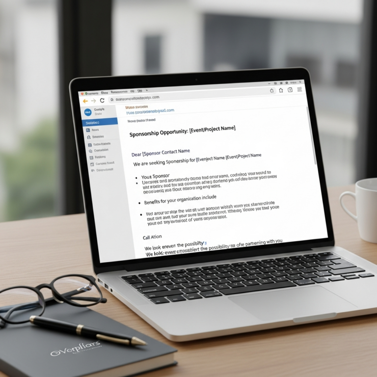 Sponsorship Request Email Sample Example