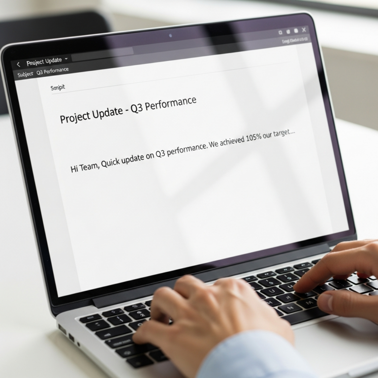 Writing Concise Business Emails Example