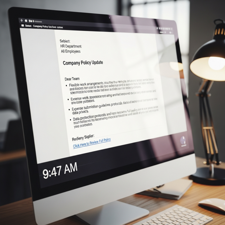 Company Policy Update Email Sample Example Example Example Example Example