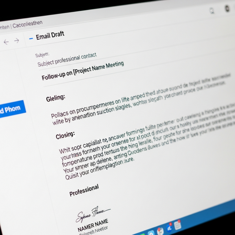 How To Format Email For Professional Tone Example