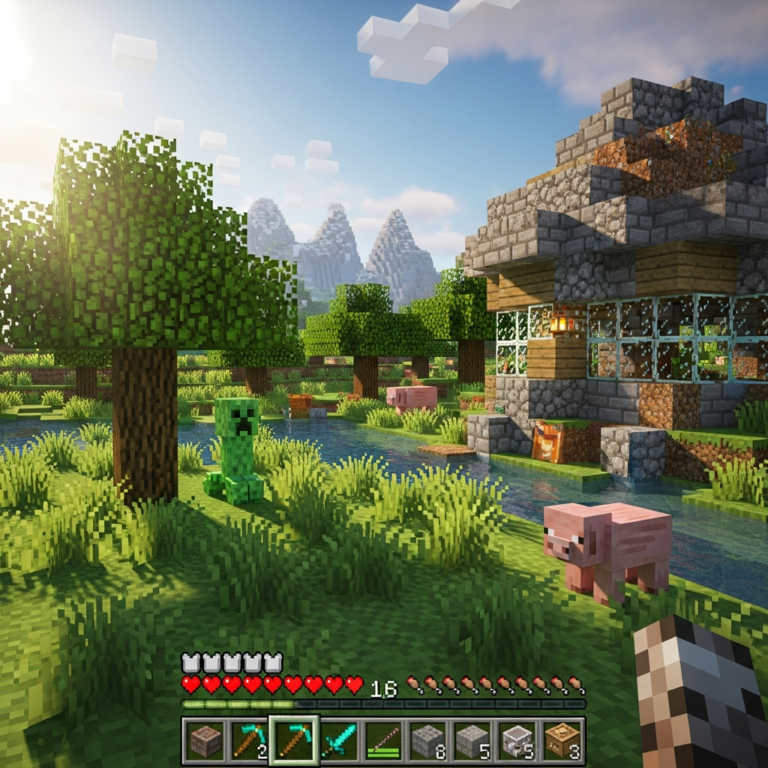 Minecraft Pe Gameplay & Review