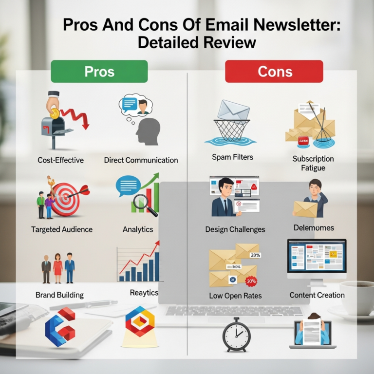 Pros And Cons Of Email Newsletter: Detailed Review