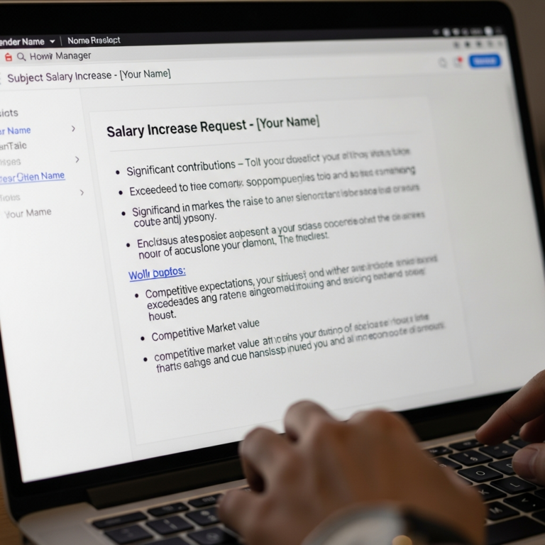 Salary Increase Request Email Sample Example