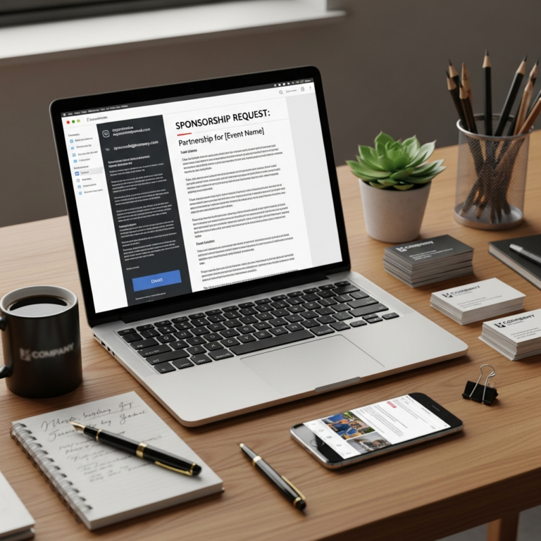 Sponsorship Request Email Sample Example