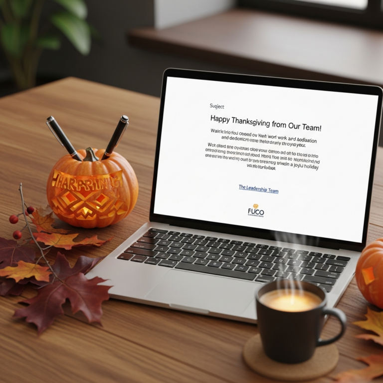 Thanksgiving Email To Employees Example