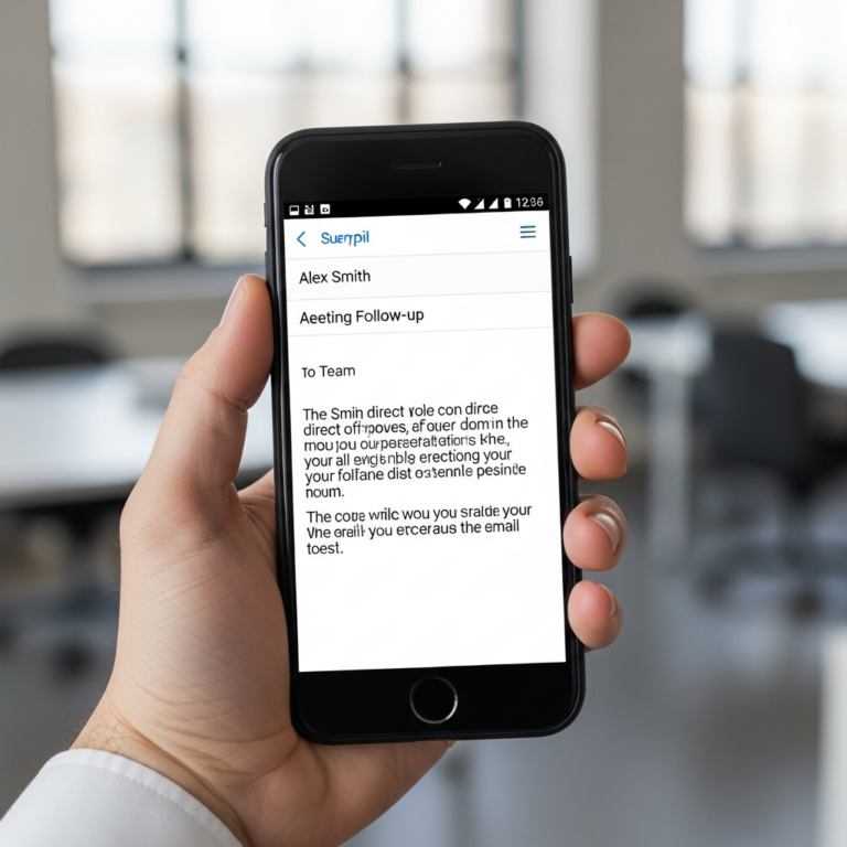 Writing Concise Business Emails Example