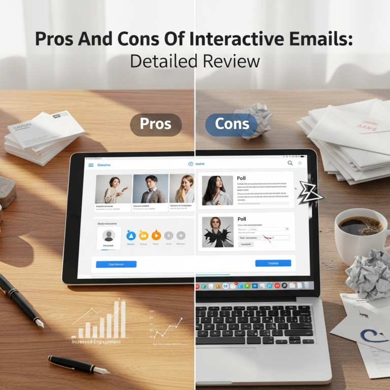 Pros And Cons Of Interactive Emails: Detailed Review